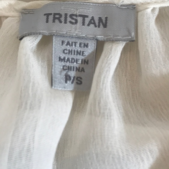 “TRISTAN” Embroidered Sheer Blouse . - Picture 10 of 13